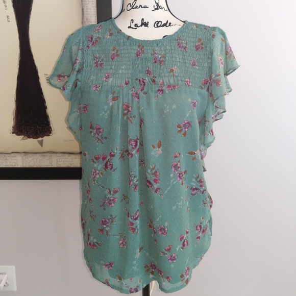 Japna Tops - 💰 Japna blouse, Sleeveless green top, size M